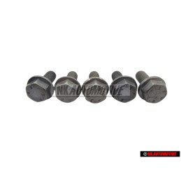 5x Genuine VW Hex Collared Bolt - N 10155906
