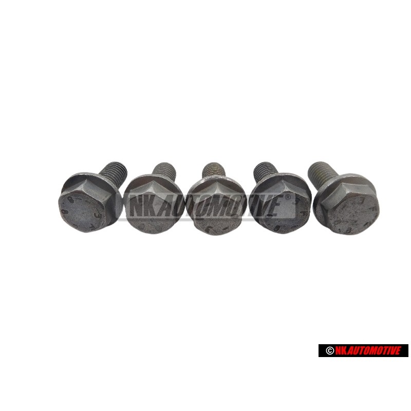 5x Genuine VW Hex Collared Bolt - N 10155906