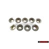 9x Genuine VW Rear Heat Shield Nut, Thread Cutting - N 0386011