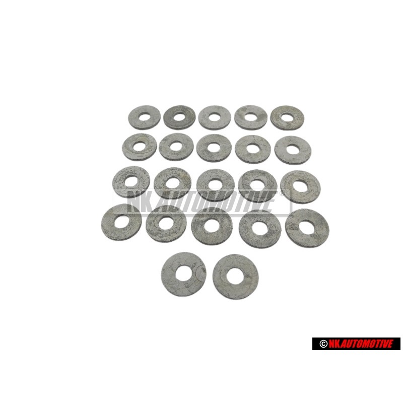 22x Genuine VW Washer 6.4x18x1.6 - N 01166620
