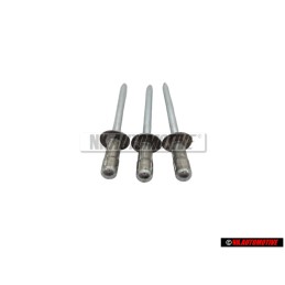 3x Genuine VW Pop Rivet - N 90437401
