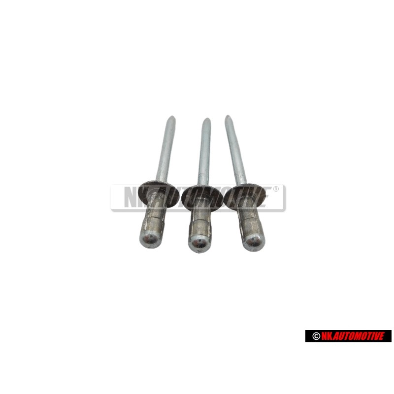 3x Genuine VW Pop Rivet - N 90437401