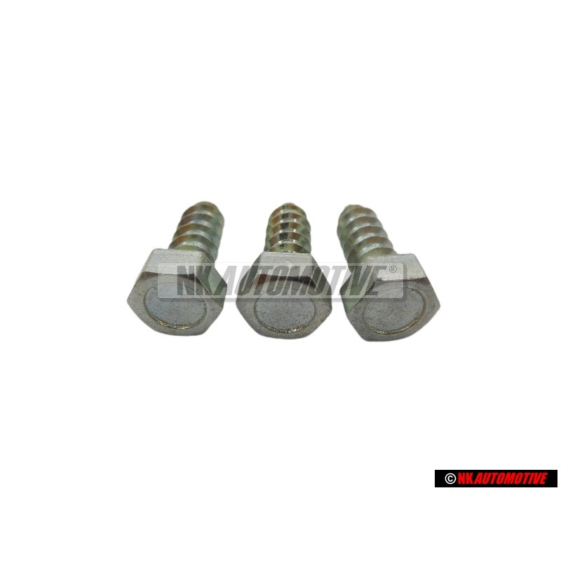 3x Genuine VW Hexagon Head Panel Screw 6.5x19 - N 0159461