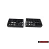 2x Genuine VW Rotary Insert Satin Black - 191819707E 01C