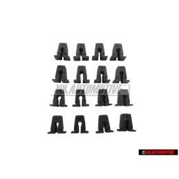 16x Genuine VW Fixing Clip Expanding Nut Screw Grommet - 811807577C