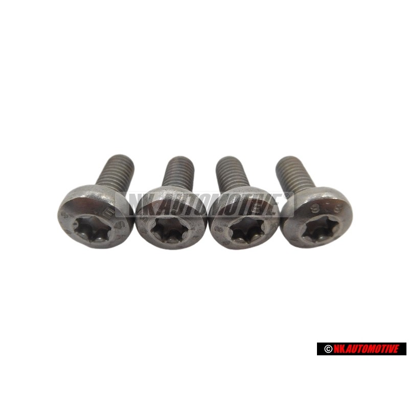 4x Genuine VW Oval Hexagon Socket Head Bolt M6x15 - N 10029206