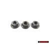 3x Genuine VW Hexagon Collar Nut M5 - N 10017304