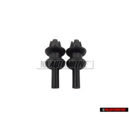 2x Genuine VW Parcel Shelf Strap Retaining Clip Holder - 191867775A 01C