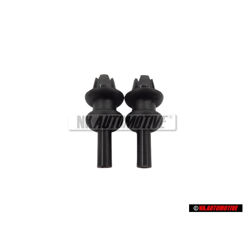 2x Genuine VW Parcel Shelf Strap Retaining Clip Holder - 191867775A 01C