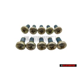 10x Genuine VW Oval Head Bolt Self Locking - N 01412913
