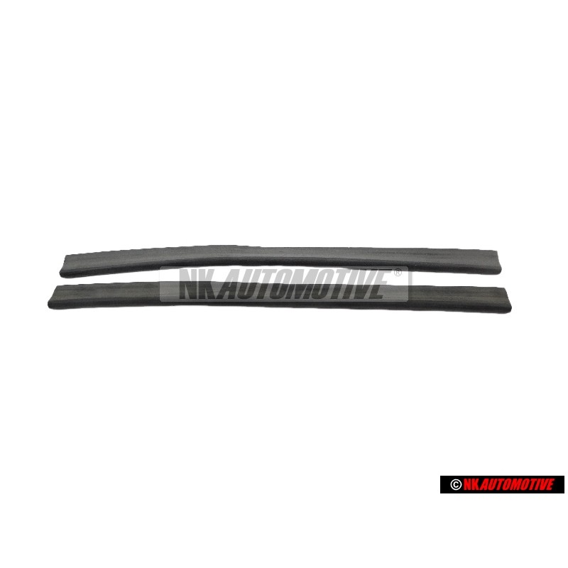 2x Genuine VW Lift Rail Channel Glass Seal - 831837565