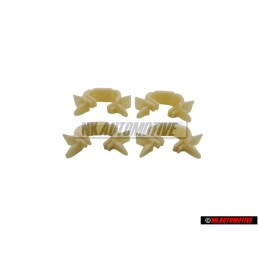 4x Genuine VW Clip For Pull Rod Door - 321837199