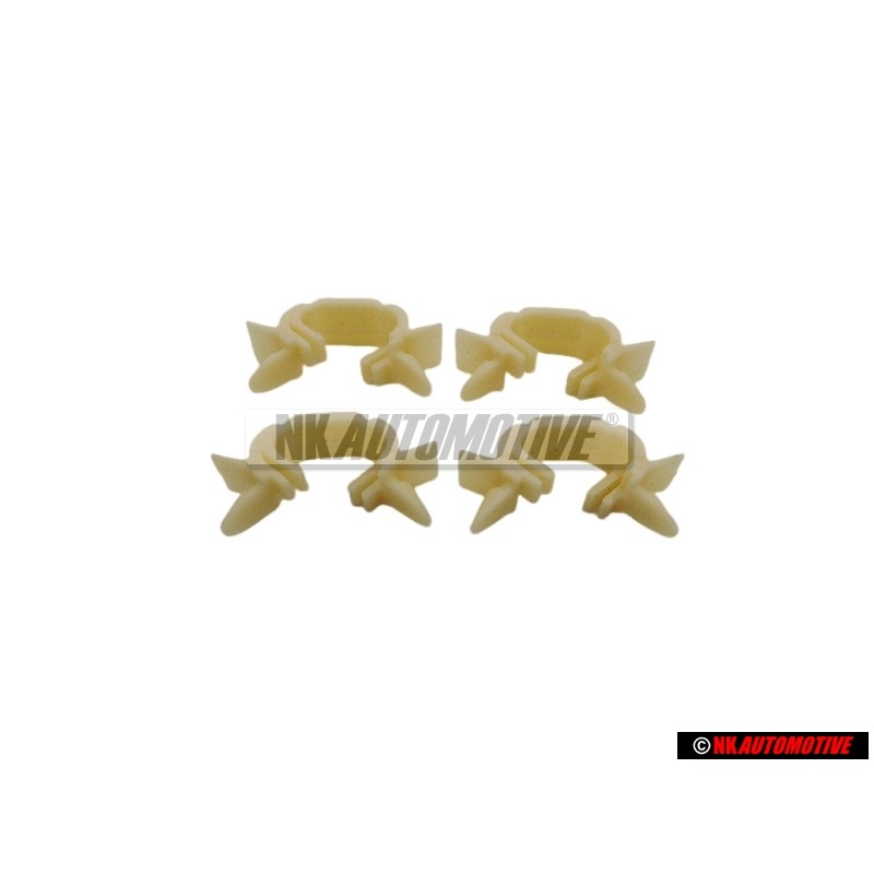 4x Genuine VW Clip For Pull Rod Door - 321837199