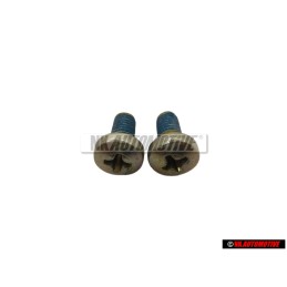 2x Genuine VW Oval Head Bolt Self Locking - N 01412913