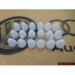 18x Genuine VW Door Side Moulding Trim Strip Clip Fastener - 191853585A