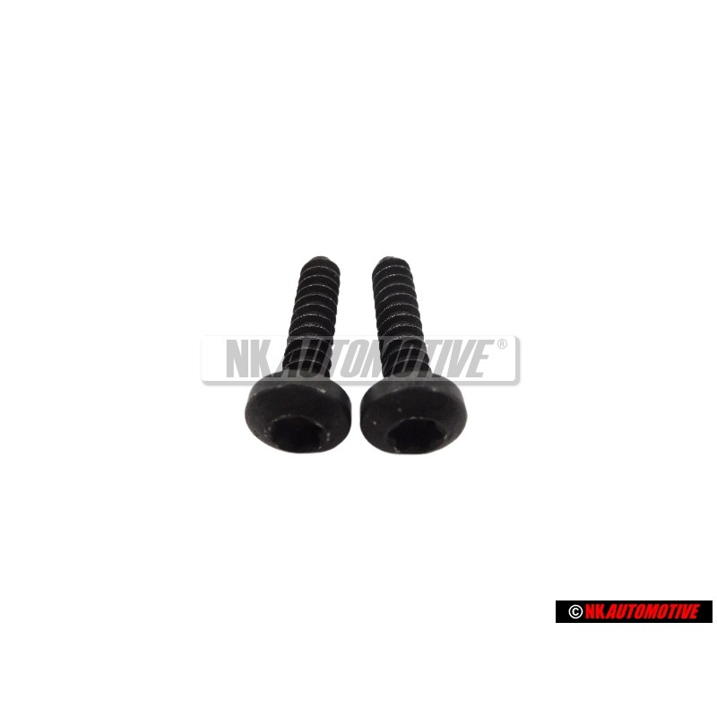2x Genuine VW Hexagon Socket Oval Head Bolt - N 10661801