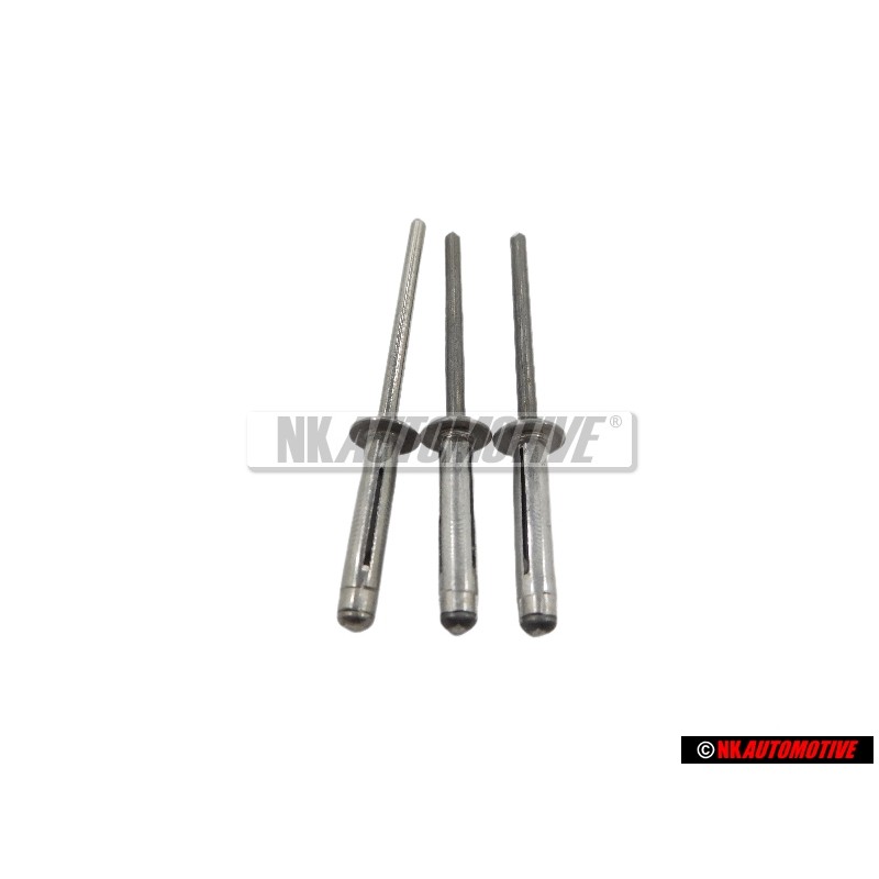 3x Genuine VW Pop Rivet - N 90346301