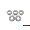 5x Genuine VW Washer 6.5x14x1.6 - N 0115477