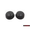 2x Genuine VW Cover Cap Satin Black - 811857845 01C