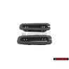 2x Genuine VW Trim Satin Black - 165857849 01C