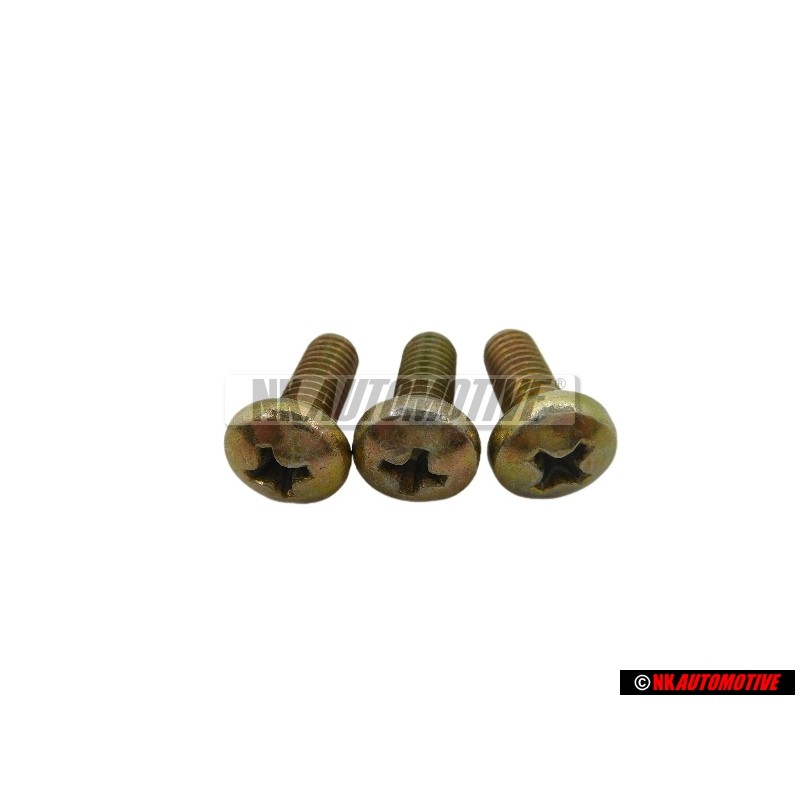 3x Genuine VW Fillister Hd. 