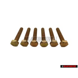 6x Genuine VW Hexagon Bolt - N 0102213