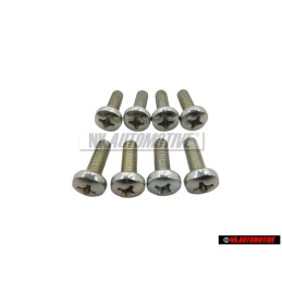 8x Genuine VW Fillister Hd. 