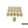 16x Genuine VW Door Panel Trim Side Mount Door Card Clip - 321867299B