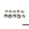 10x Genuine VW Rear Heat Shield Nut, Thread Cutting - N 0386011