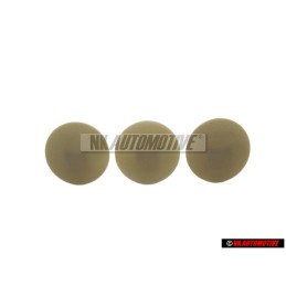 3x Genuine VW Clip Grey - 321867838 8AX