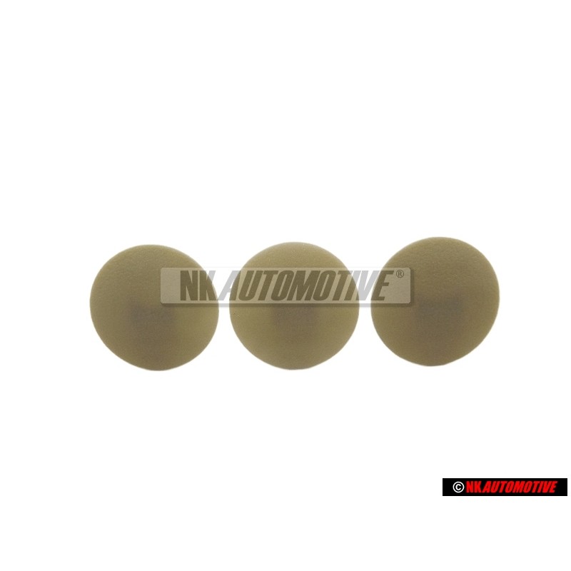 3x Genuine VW Clip Grey - 321867838 8AX