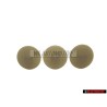 3x Genuine VW Clip Grey - 321867838 8AX