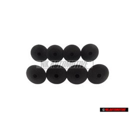 8x Genuine VW Door Card Panel Trim, Luggage Carpet Clip Bung - 191867199 9B9