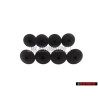 8x Genuine VW Door Card Panel Trim, Luggage Carpet Clip Bung - 191867199 9B9