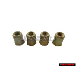 4x Genuine VW Threaded Rivet - 443877437A