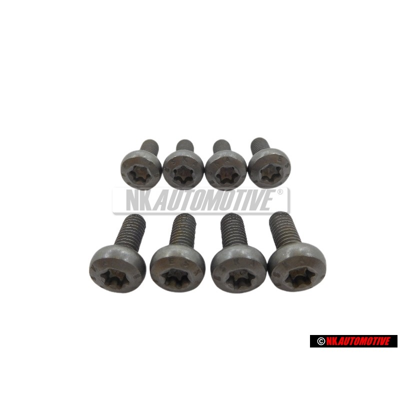 8x Genuine VW Oval Hexagon Socket Head Bolt M6x15 - N 10029206