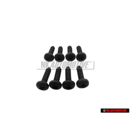 8x Genuine VW Oval Head Panel Screw 3.5x13 - N 01395819