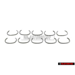 10x Genuine VW Clip - N 0152611