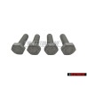 4x Genuine VW Hexagon Bolt M6x20 - N 01021723