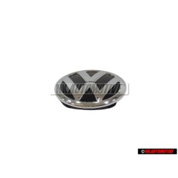 Genuine VW Front Grill Badge Emblem High Gloss/Polished Chrome - 6C0853600 FOD