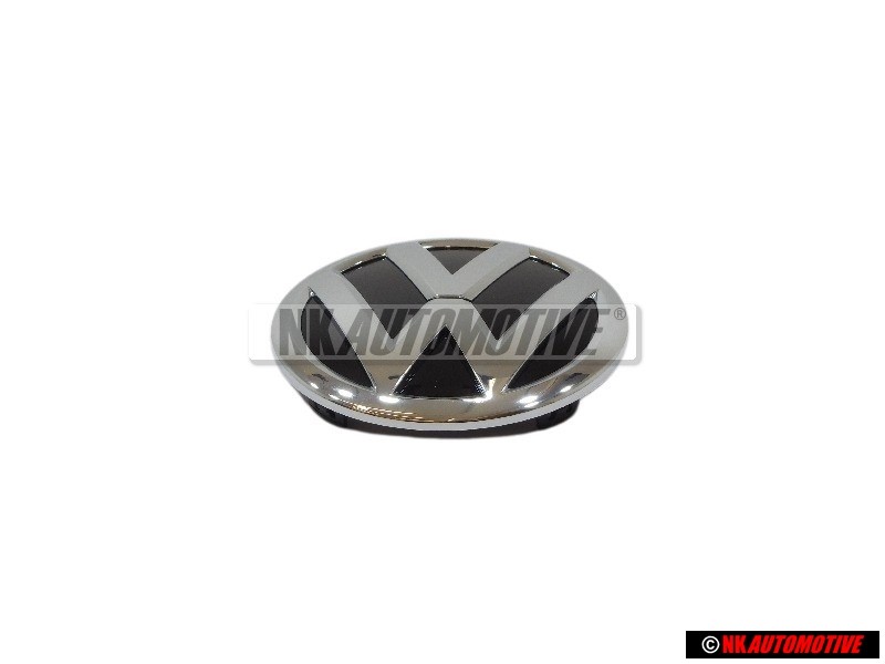 Genuine VW Front Grill Badge Emblem High Gloss/Polished Chrome - 6C0853600 FOD