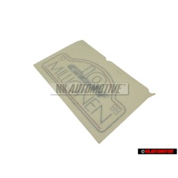 Genuine VW '10 MILLIONEN' Rear Boot Decal Sticker - 191853750J YG9