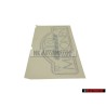 Genuine VW '10 MILLIONEN' Rear Boot Decal Sticker - 191853750J YG9
