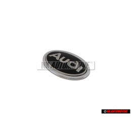 Genuine Audi Front Fender Side Badge Emblem Black Chrome - 895853621A 01C