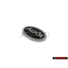 Genuine Audi Front Fender Side Badge Emblem Black Chrome - 895853621A 01C