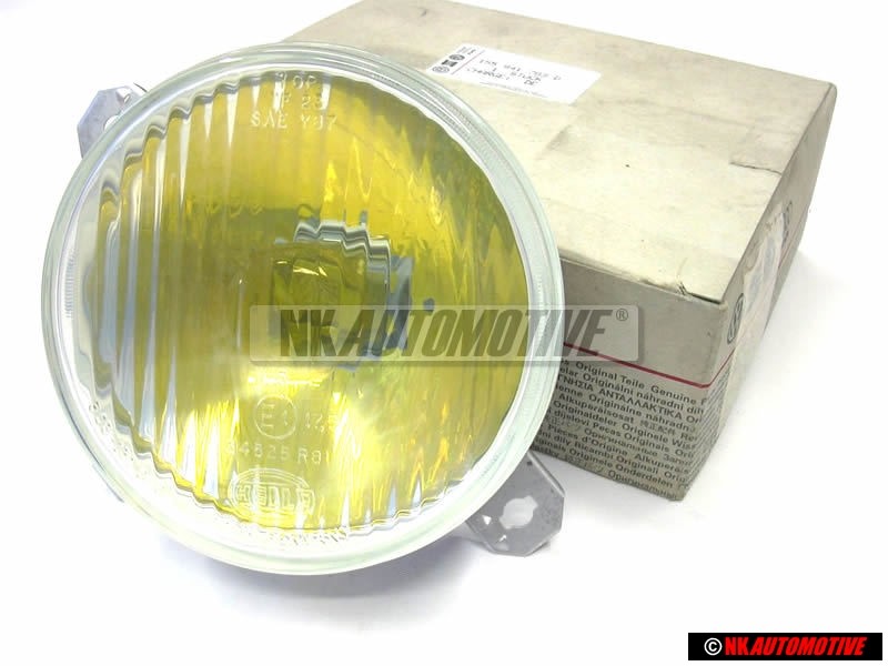 Genuine VW Halogen Headlight Yellow Left Side - 155941783D