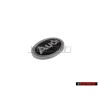 Genuine Audi Front Fender Side Badge Emblem Black Chrome - 8D0853621B 2ZZ