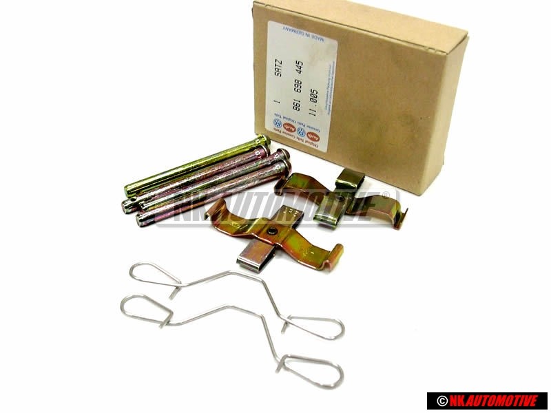 Genuine VW Front Brake Pads Securing Parts Repair Kit - 861698445