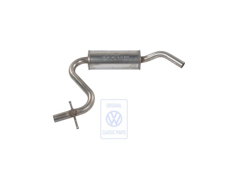 Genuine VW Front Silencer - 1K0253209T