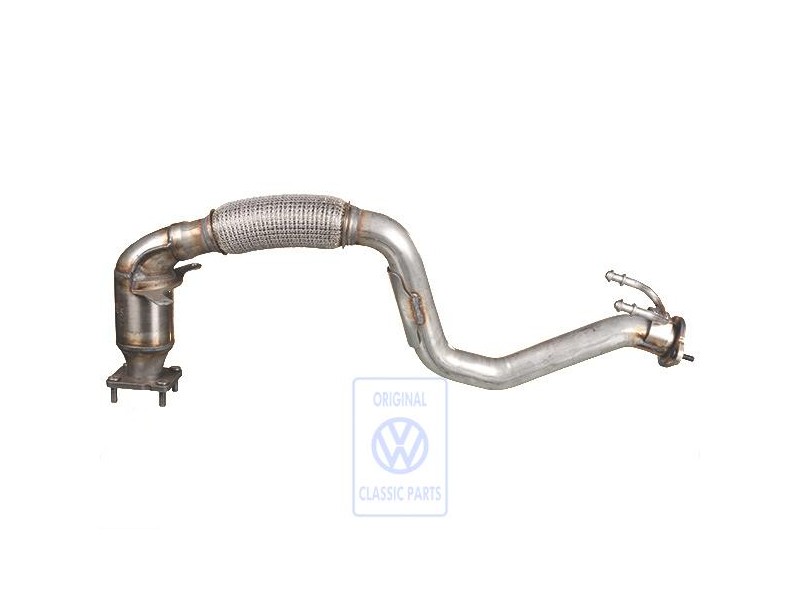 Genuine VW Exhaust Pipe With Pre-Catalyst - 1K0254301 X